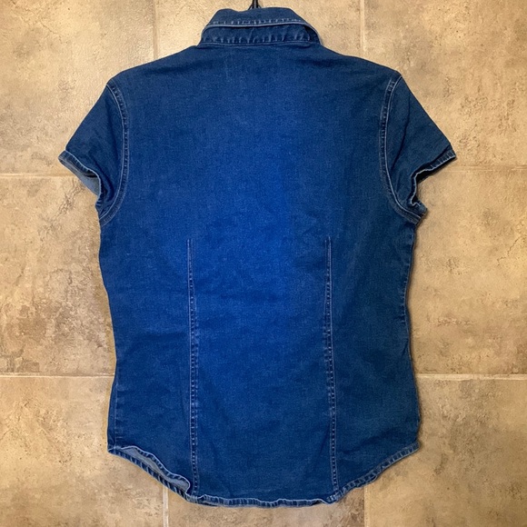 Harley Davidson Denim Top size Medium - Picture 6 of 7